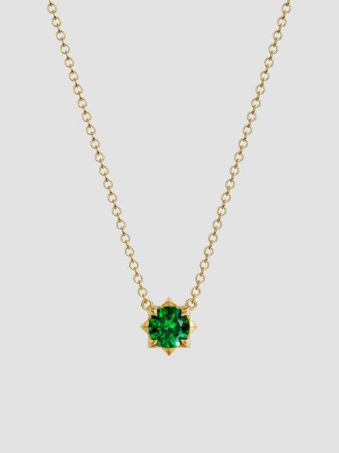 DAVID YURMAN Women's Petite Pavé Pendant Necklace in 18K Yellow Gold - Tsavorite