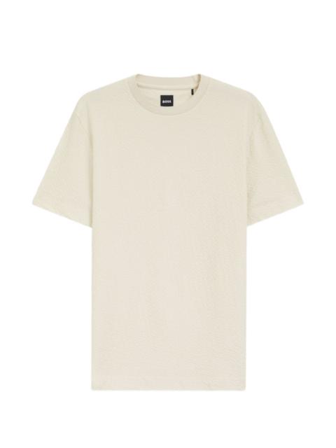 BOSS texture T-shirt