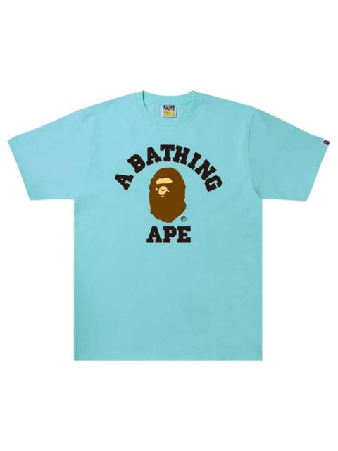 BAPE College Tee 'Blue/Sax'