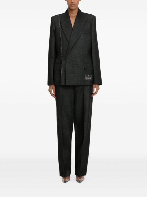 Victoria Beckham seam-embellished blazer