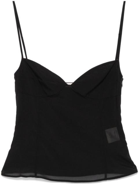 ST. AGNI sweetheart-neck tank top