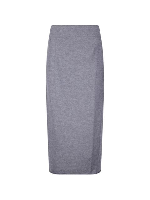 LABO.ART stretch-wool midi skirt