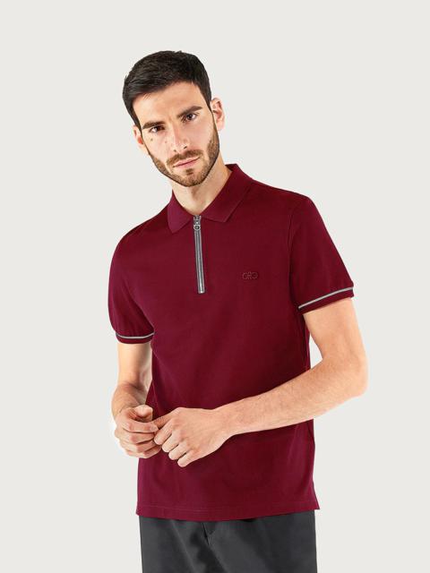 FERRAGAMO COTTON PIQUET POLO