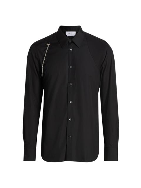 Alexander McQueen Men's T-Bar Harness Shirt - Black