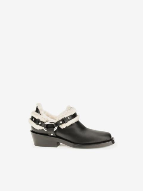 rabanne biker ankle boots