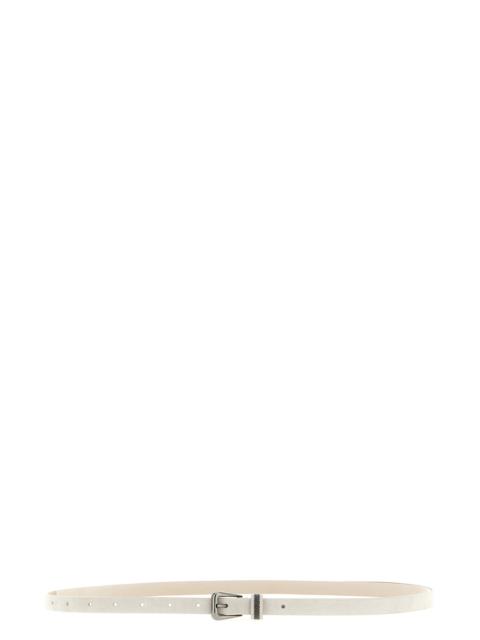 Brunello Cucinelli Monile suede belt