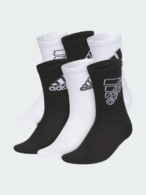 adidas Cushioned Mixed 2.0 6-Pack Crew Socks Kids