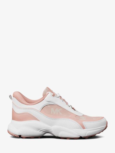 MICHAEL KORS Katrina Mixed-Media Trainer