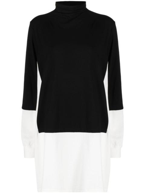 MM6 Maison Margiela logo-print jersey minidress