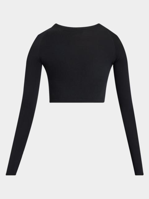 Alaïa Cropped Second-Skin Top