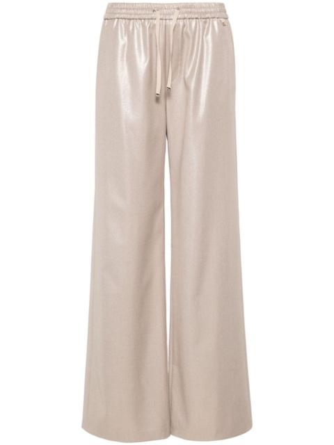 Herno logo-charm trousers
