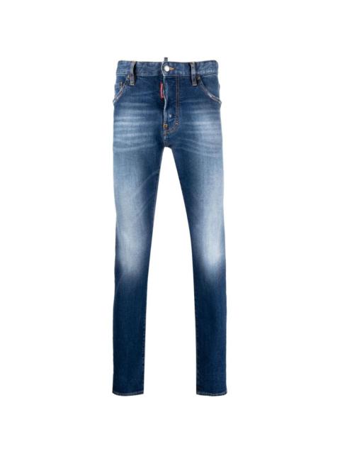 slim-cut five-pocket jeans