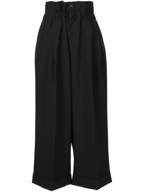 Comme Des Garçons high-waisted cropped trousers