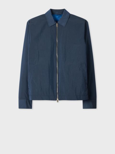 Paul Smith Navy Ripstop Zip-Front Jacket