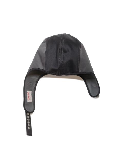 The Real McCoys BA24002 Buco Cotton-Twill Rider's Helmet Black