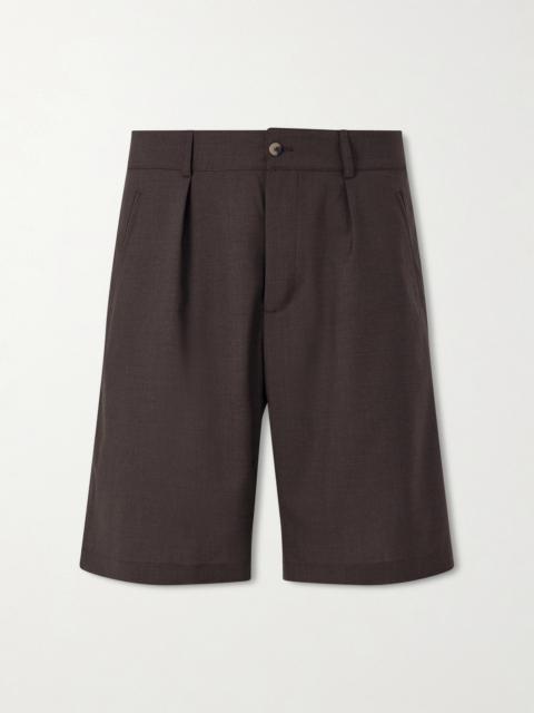 DE BONNE FACTURE Naturalist Straight-Leg Wool Shorts