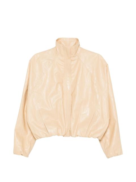 Alaïa long-sleeve leather jacket