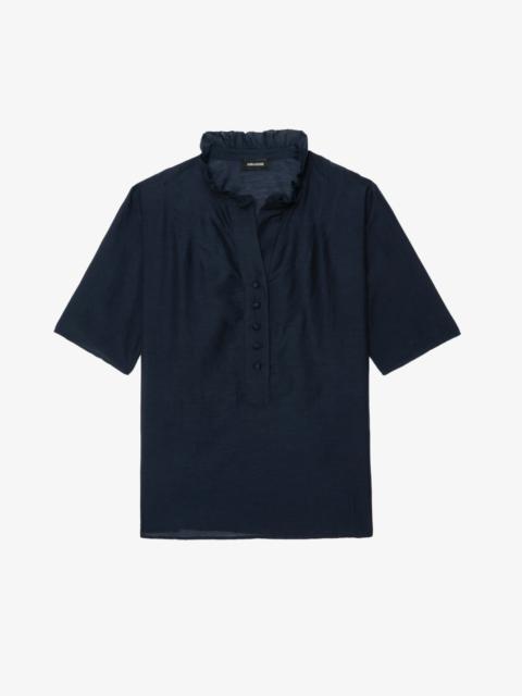 Zadig & Voltaire Topher Tomboy Women's Ruched Top