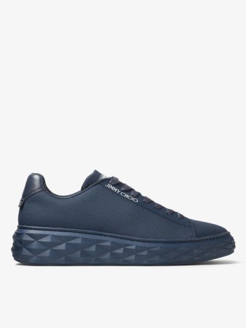JIMMY CHOO Diamond Light Maxi M Navy Knit Trainers