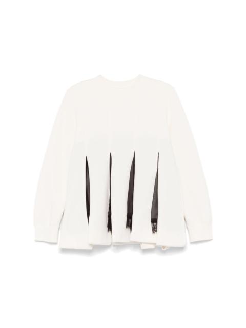 fringed sweatshirt