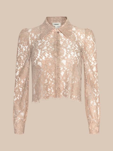 L'AGENCE Anita Lace Blouse