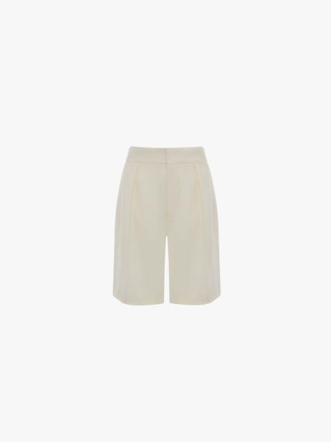 Victoria Beckham Tailored Shorts In Ivory