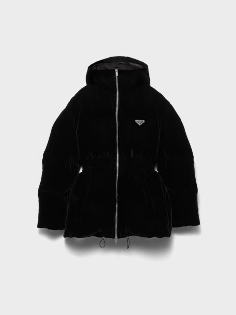 Prada Velvet down jacket