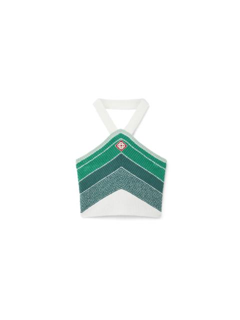 CASABLANCA Chevron Boucle Top