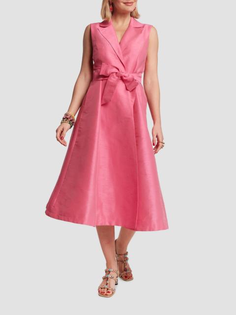 FRANCES VALENTINE Women's Lucia Wrap Midi-Dress - Pink