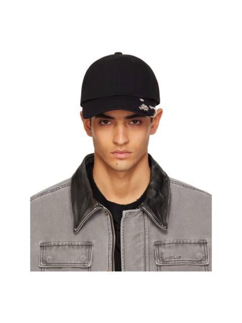 We11done Black Rose & Piercing Cap