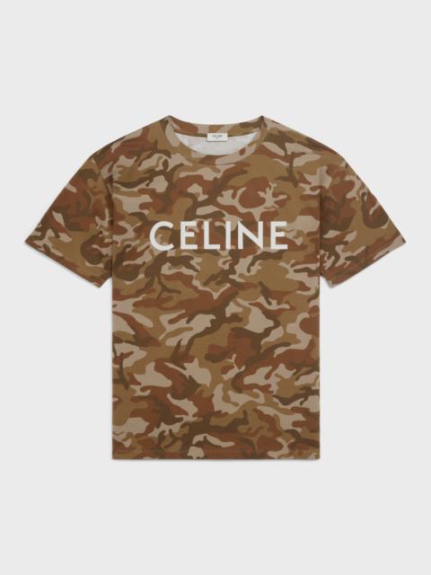 CELINE LOOSE CELINE T-SHIRT IN COTTON JERSEY