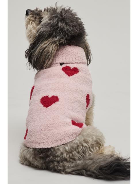 Barefoot Dreams CozyChic® Heart Print Pet Sweater