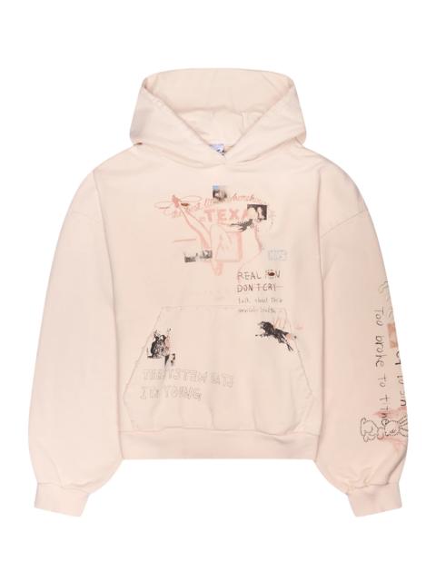 Protocol Index Hand Drawing Washed Hoodie "Cream" PI00026
