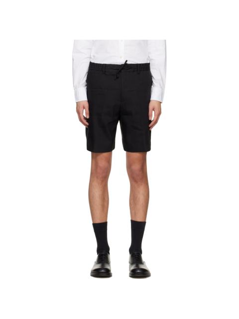 BOSS Black Relaxed-Fit Tech Linen Shorts