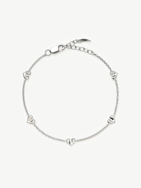 MISSOMA Molten Heart Mini Charm Bracelet