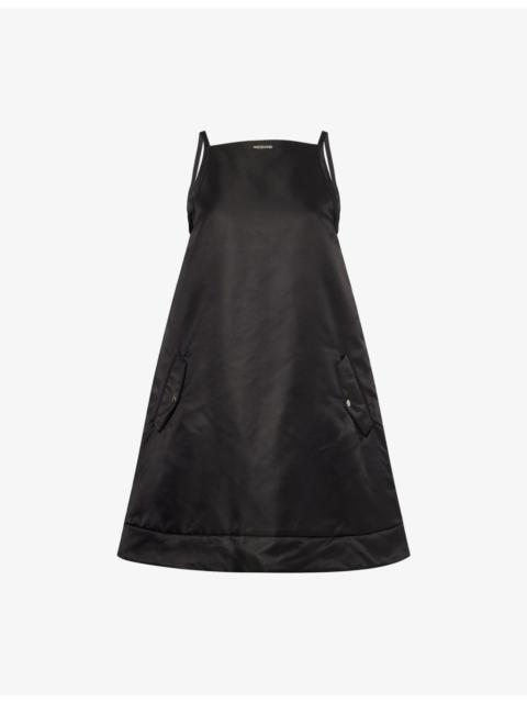 We11done Relaxed-Fit Sleeveless Shell Mini Dress