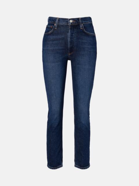 AGOLDE Riley mid-rise skinny jeans