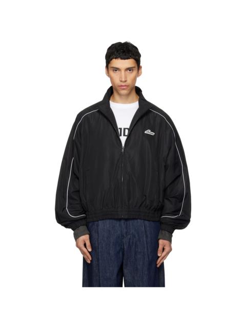 We11done Black 'WE11DONE' Layered Track Jacket