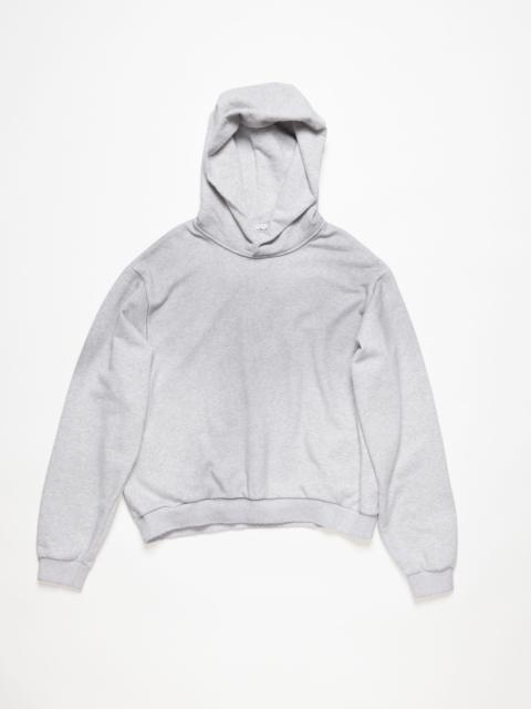 Logo hooded sweater - Pale Grey Melange