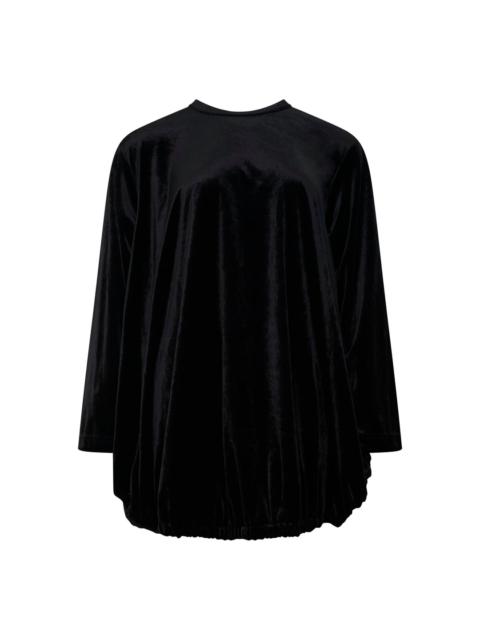 Comme des Garçons Comme des Garçons Oversized Layered Gathered Tee