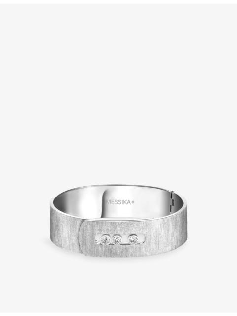 MESSIKA Move Noa 18ct White-Gold And 0.50ct Diamond Cuff Bracelet