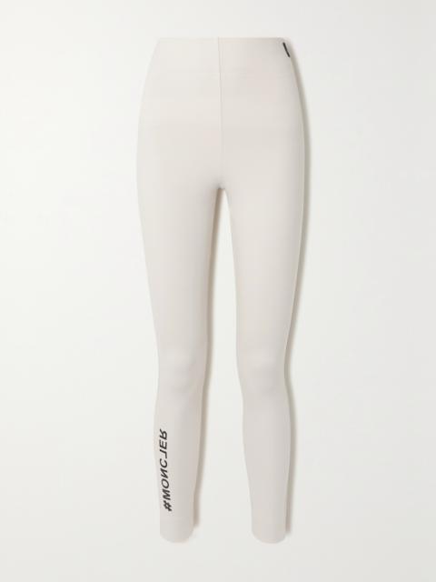 Moncler Grenoble Printed Stretch-jersey Leggings