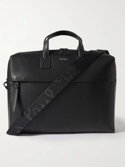 Textured-Leather Briefcase