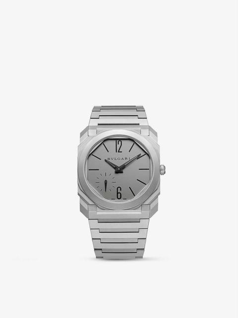 BVLGARI BGO40C14TTXTAUTO Octo Finissimo titanium automatic watch