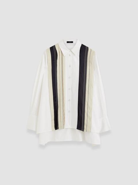 JOSEPH Bacar Poplin Colour Block Shirt