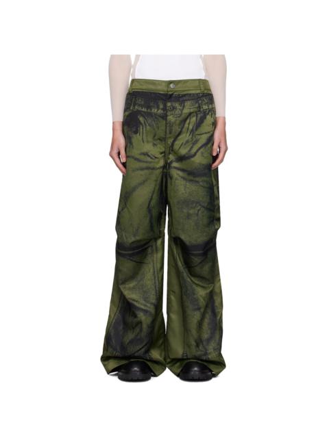 Khaki 'The Trompe-L'œil' Cargo Pants