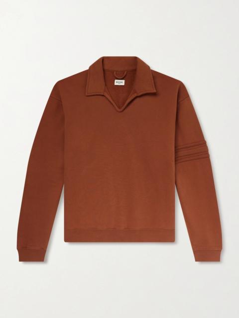 BODE Crew Polo Cotton-Jersey Sweatshirt
