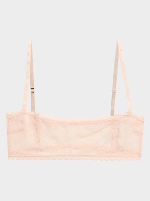 KIKI DE MONTPARNASSE Dahlia Scalloped Lace Bandeau