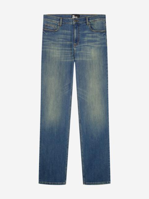The Kooples MEDIUM BLUE WASHED SLIM JEANS