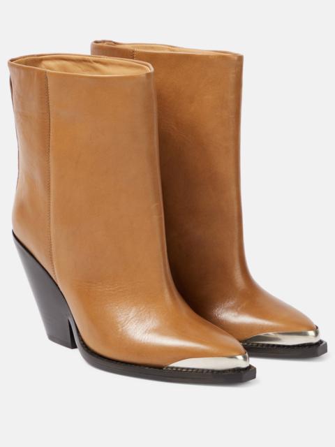 Isabel Marant Ladel leather ankle boots